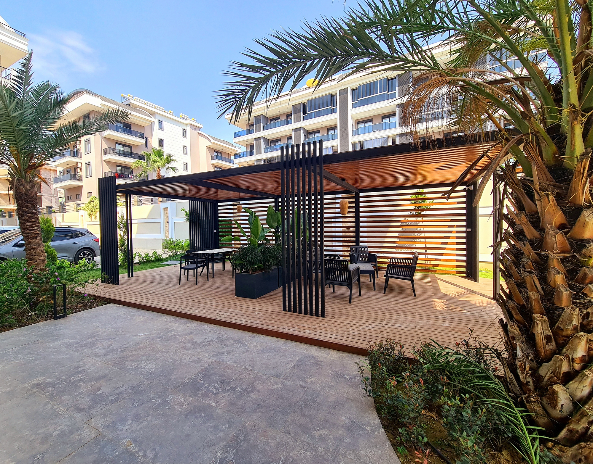 Castle & Mountain View 1+1 Apartment in Alanya, Oba
