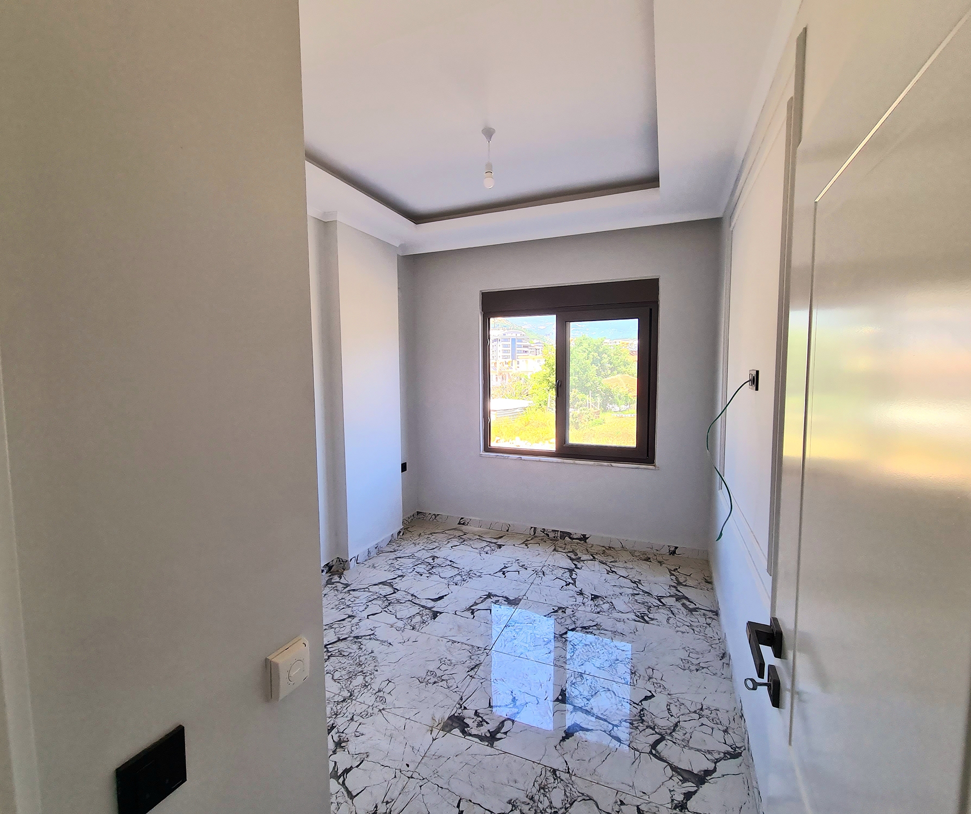 Luksus 1+1 Lejlighed med Hav- og Slotsudsigt i Alanya - Oba