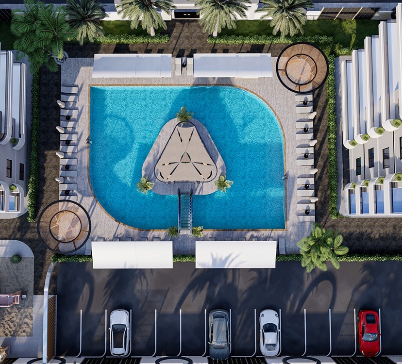 Luxuriöses 1+1 Apartment mit Meerblick und Bergblick, Alanya