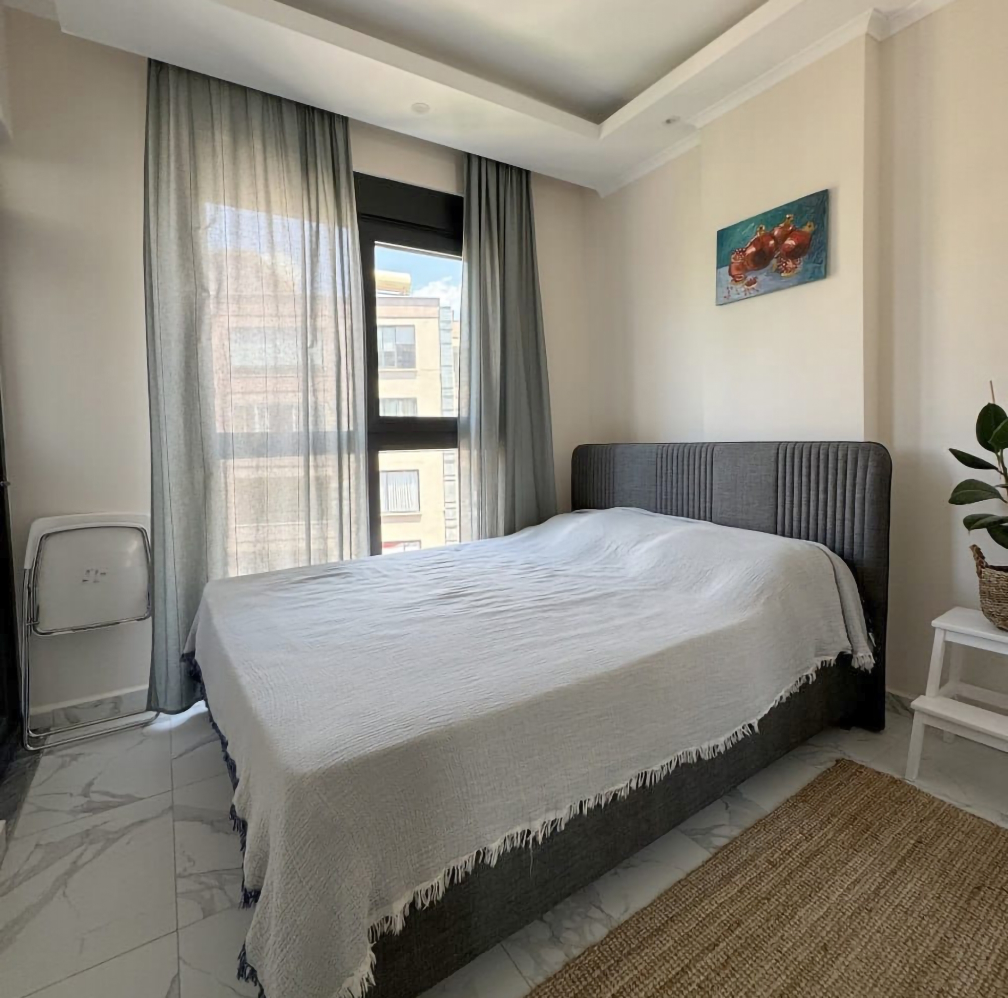 Cozy 1+1 Apartment with Mountain View, Alanya Center