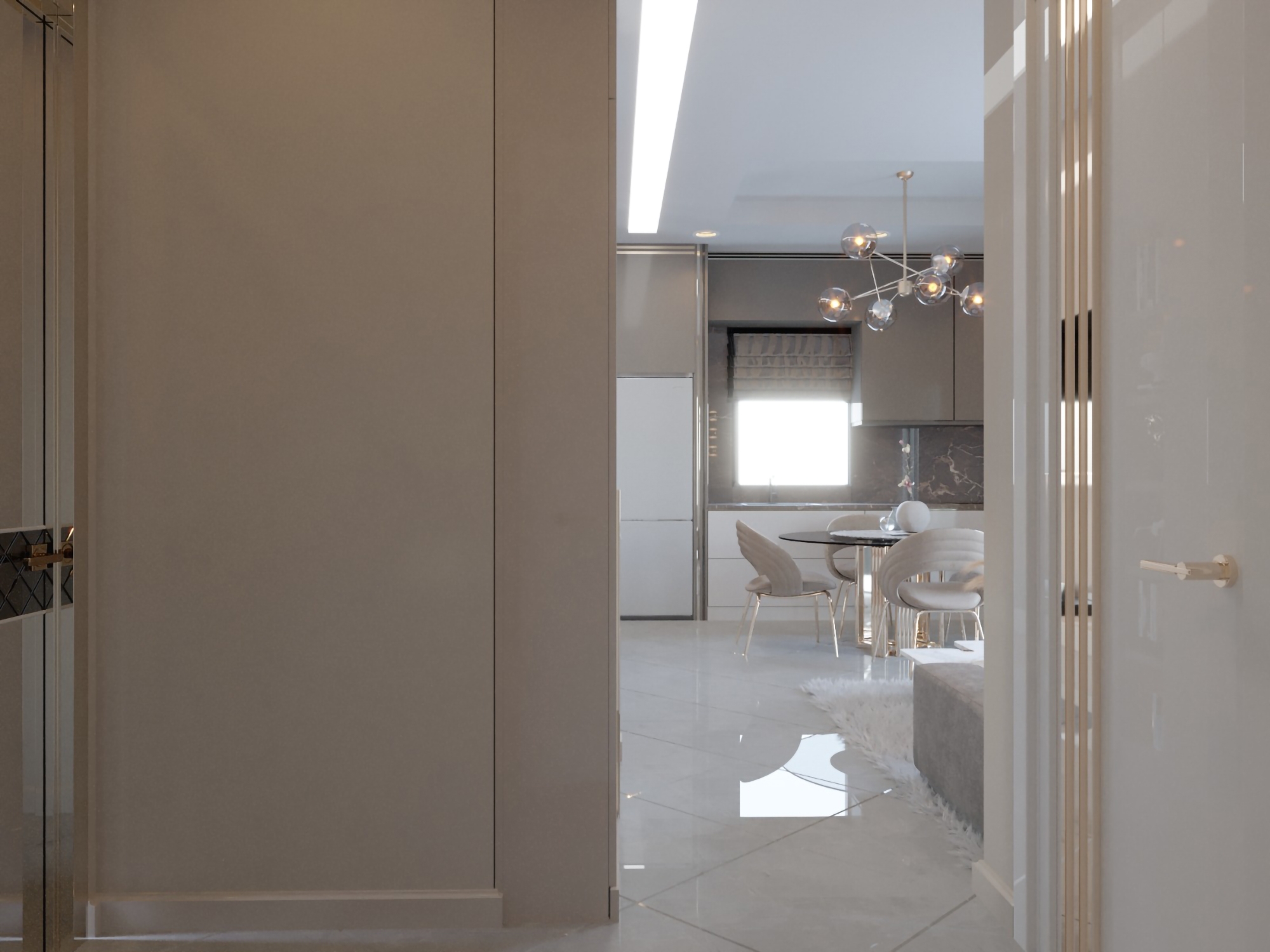 Luxuriöses 1+1 Apartment mit Meerblick, Burg- und Bergblick