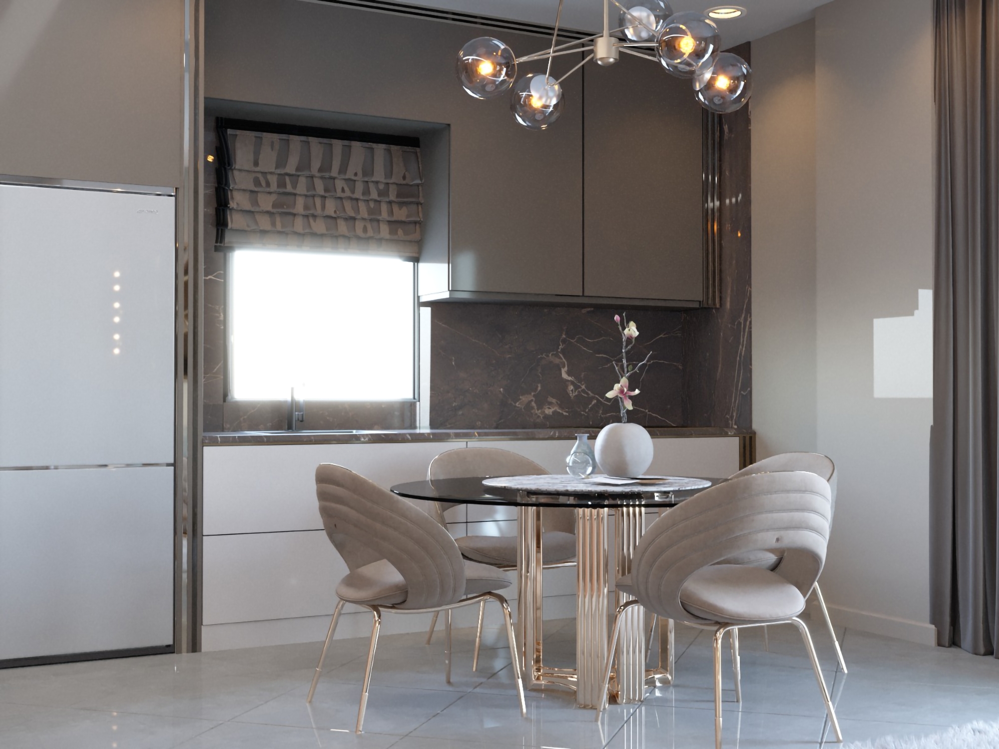 Luxuriöses 1+1 Apartment mit Meerblick, Burg- und Bergblick