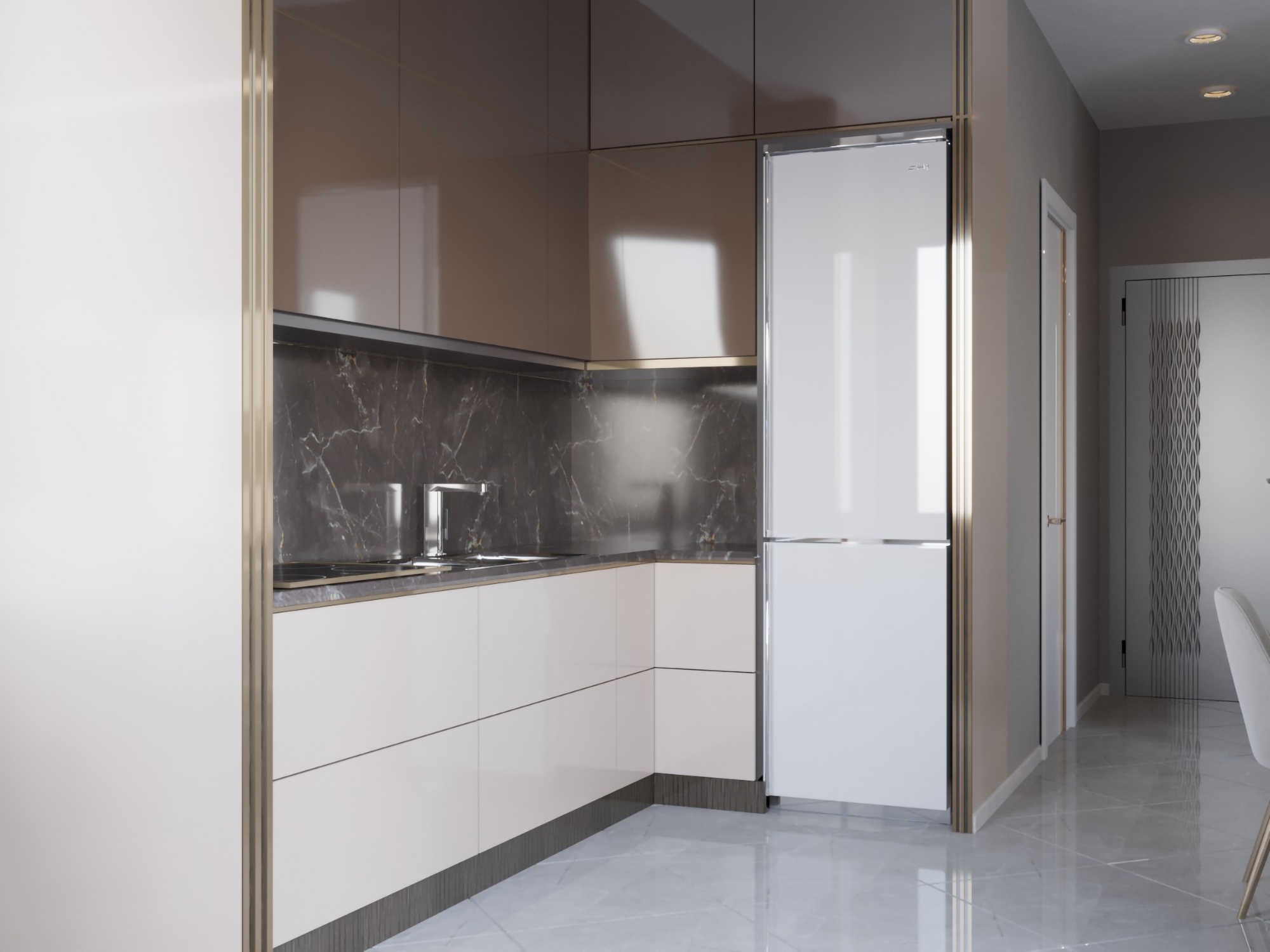 Luxuriöses 1+1 Apartment mit Meerblick, Burg- und Bergblick