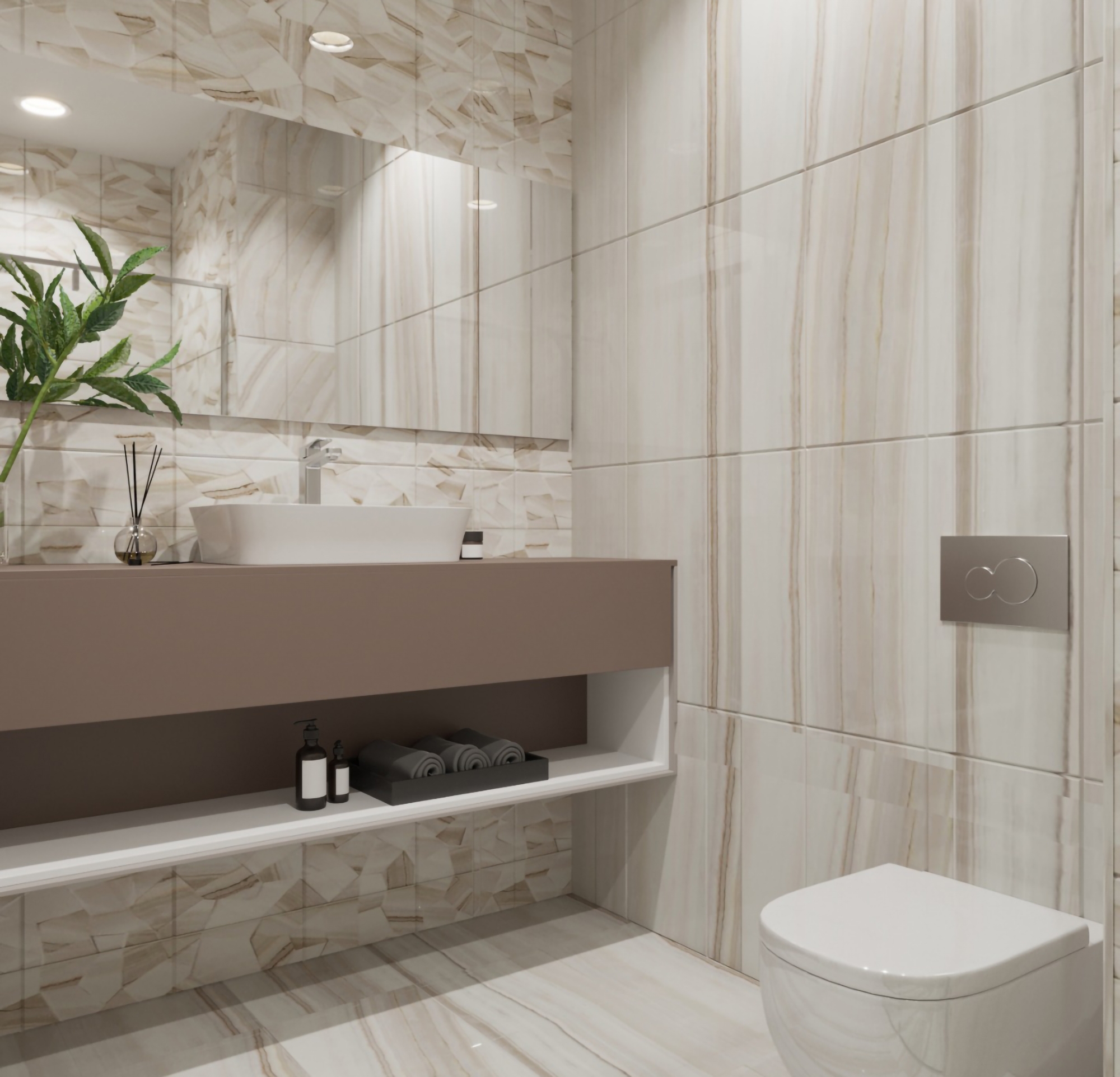 Luxuriöses 1+1 Apartment mit Meerblick, Burg- und Bergblick