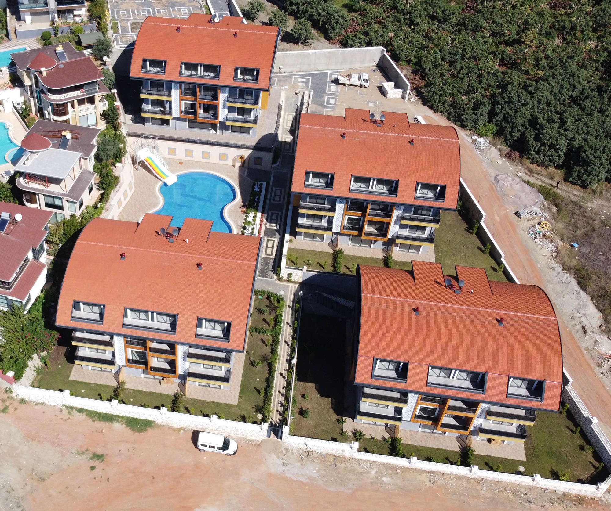 Ylellinen 2+1 Huoneisto Meri- ja Linnavuorinäköalalla, Alanya - Hasbahce