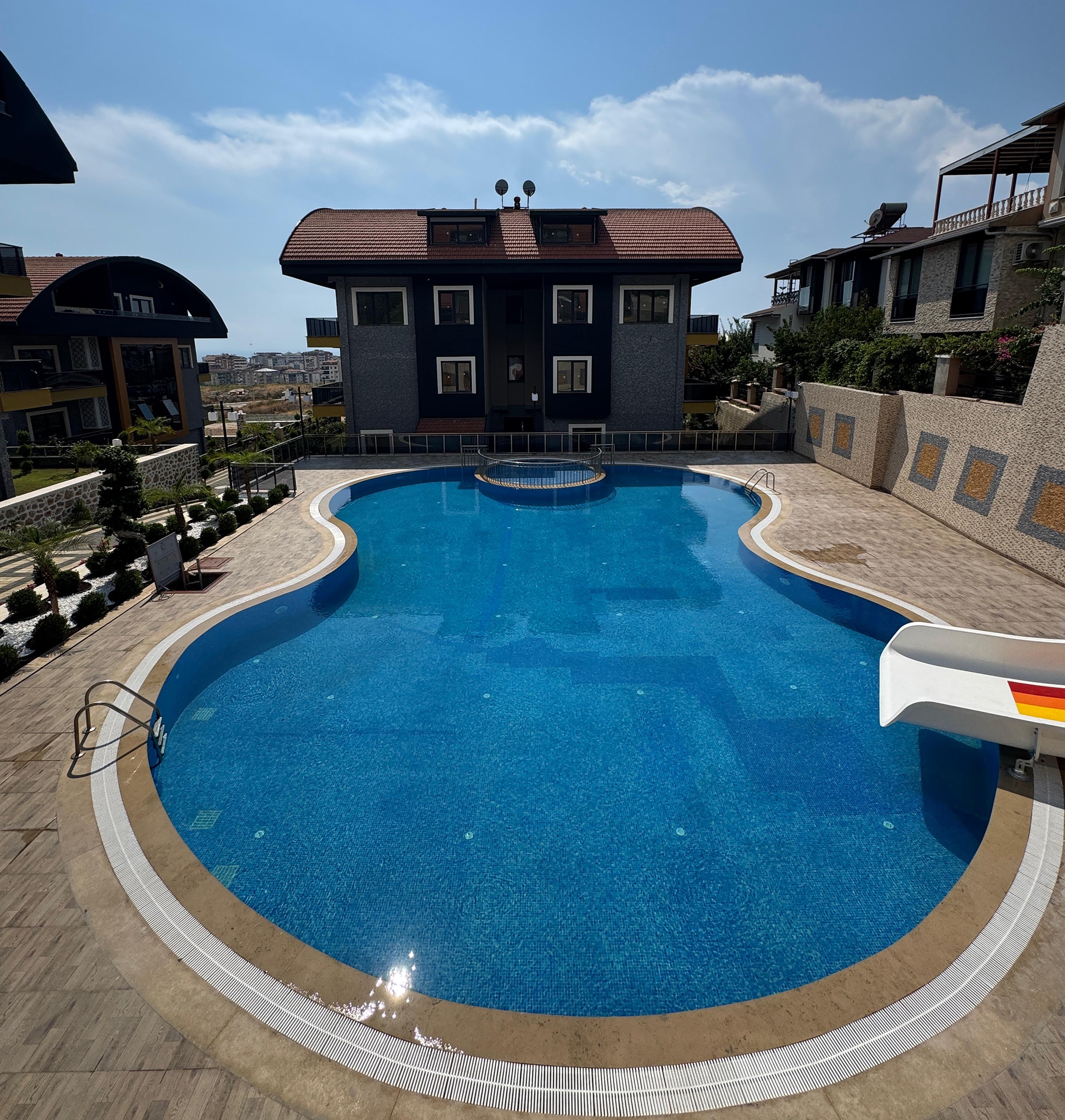 Ylellinen 2+1 Huoneisto Meri- ja Linnavuorinäköalalla, Alanya - Hasbahce