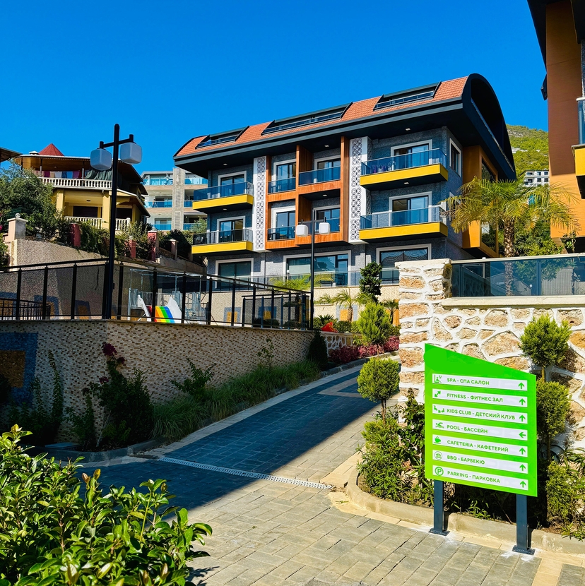 Ylellinen 2+1 Huoneisto Meri- ja Linnavuorinäköalalla, Alanya - Hasbahce