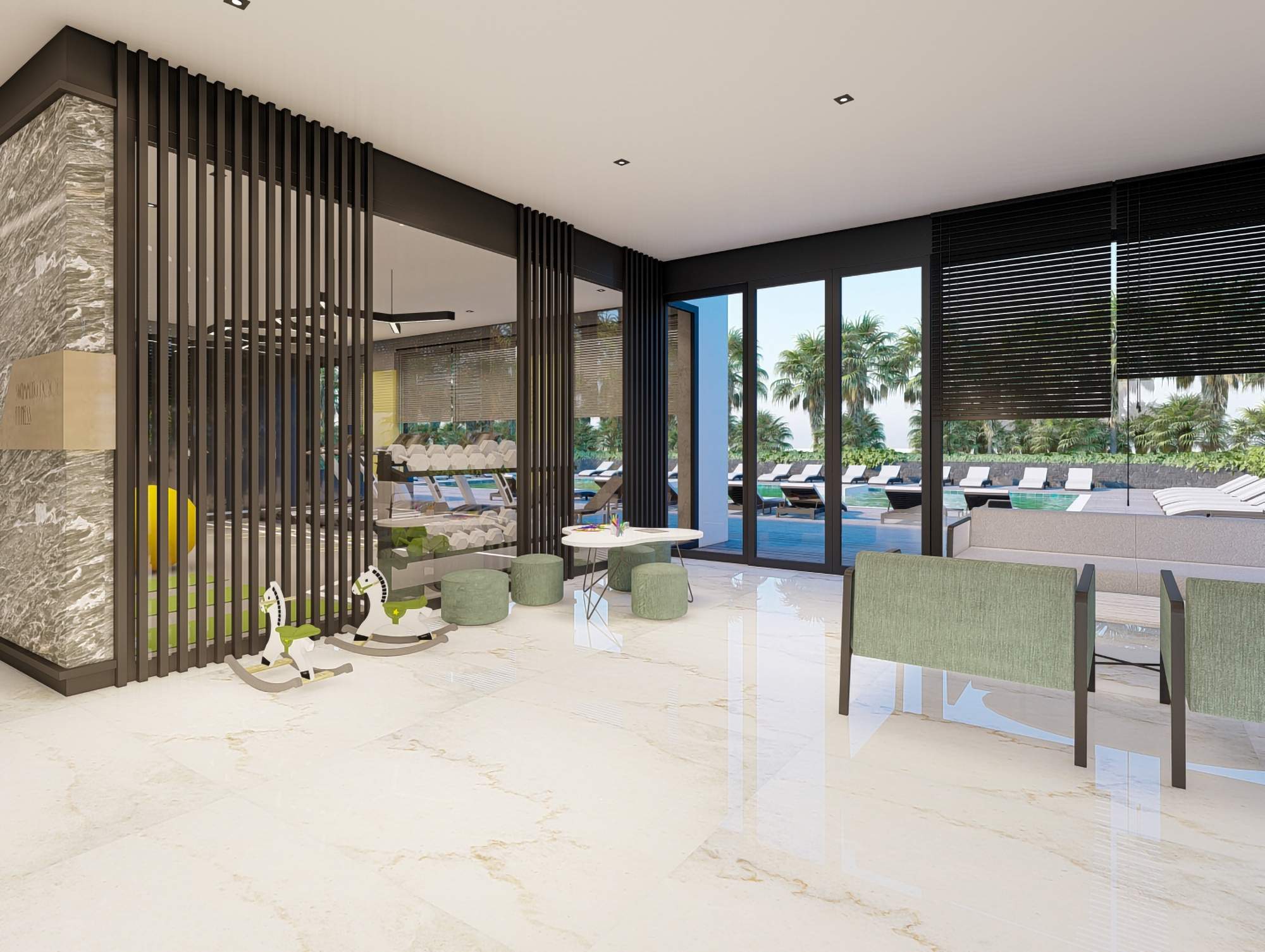 Luxuriöse 2+1 Wohnung mit Meerblick und Bergblick in Alanya Avsallar
