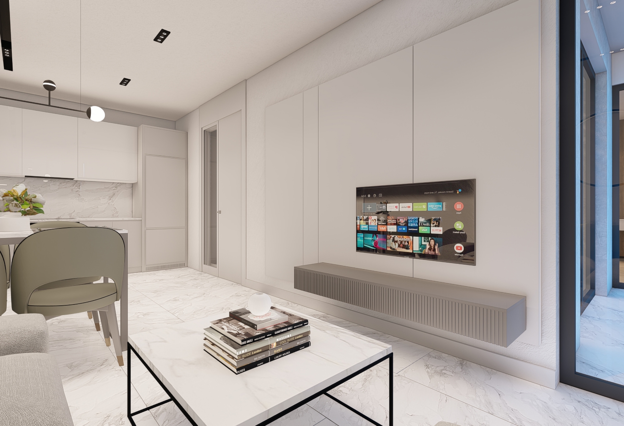 Luxuriöse 2+1 Wohnung mit Meerblick und Bergblick in Alanya Avsallar