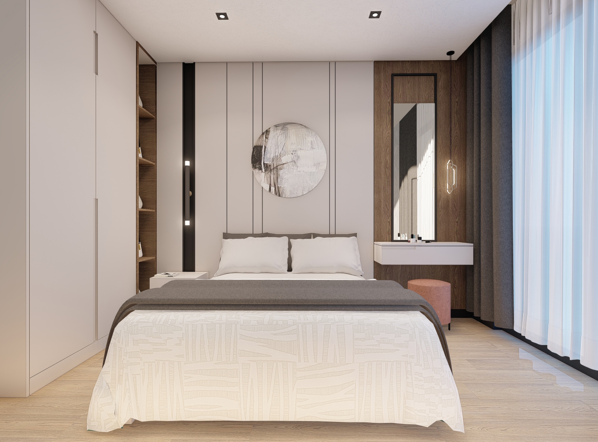 Luxuriöse 2+1 Wohnung mit Meerblick und Bergblick in Alanya Avsallar