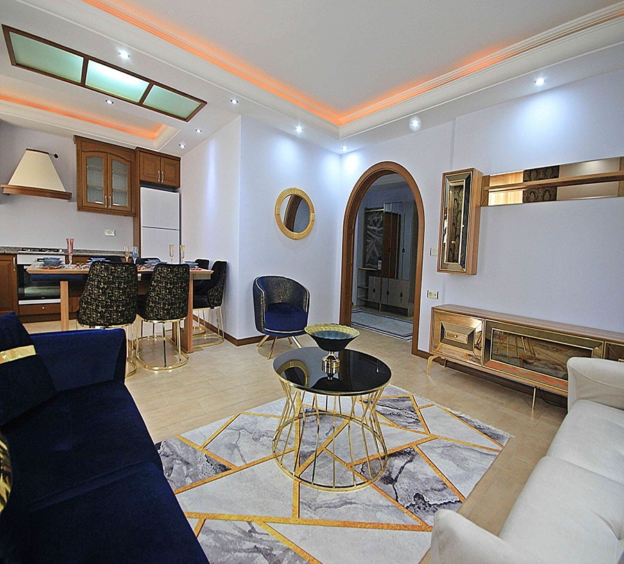  Resplendently equipped 2 bedroom in Alanya