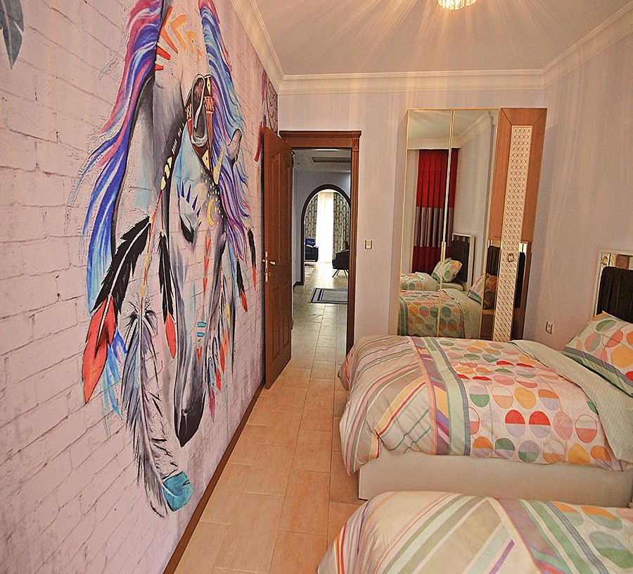  Resplendently equipped 2 bedroom in Alanya