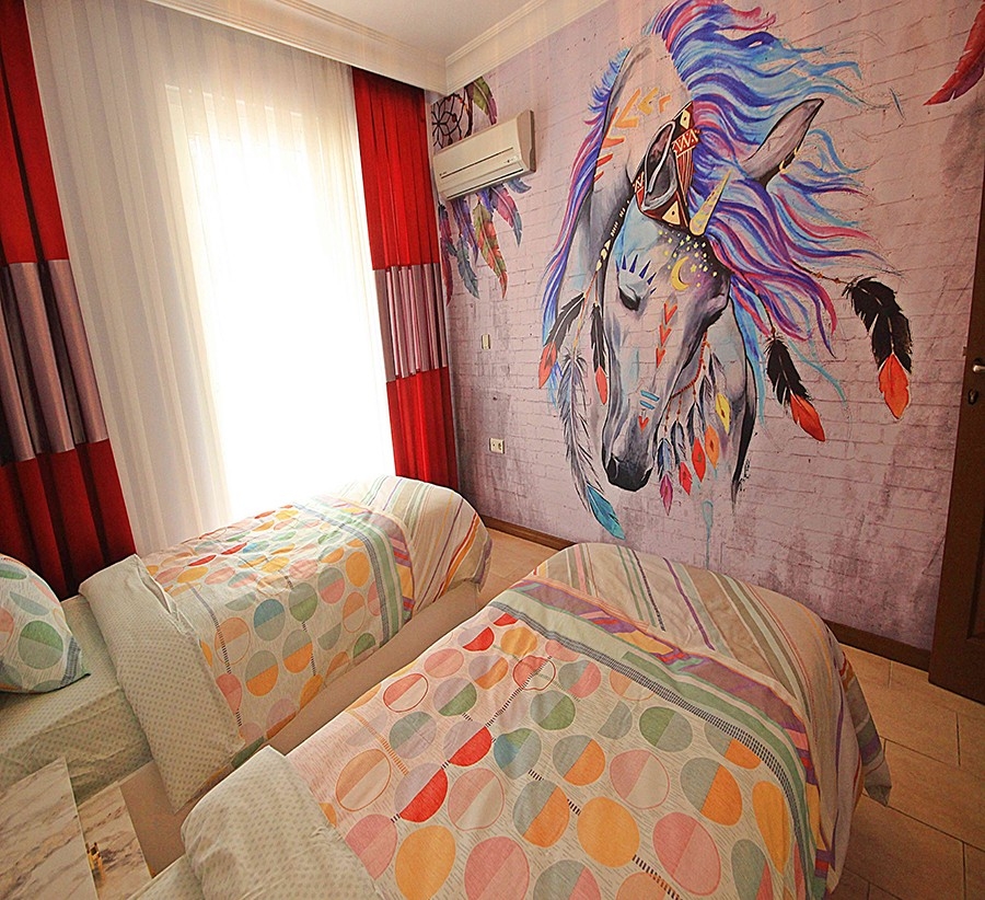  Resplendently equipped 2 bedroom in Alanya