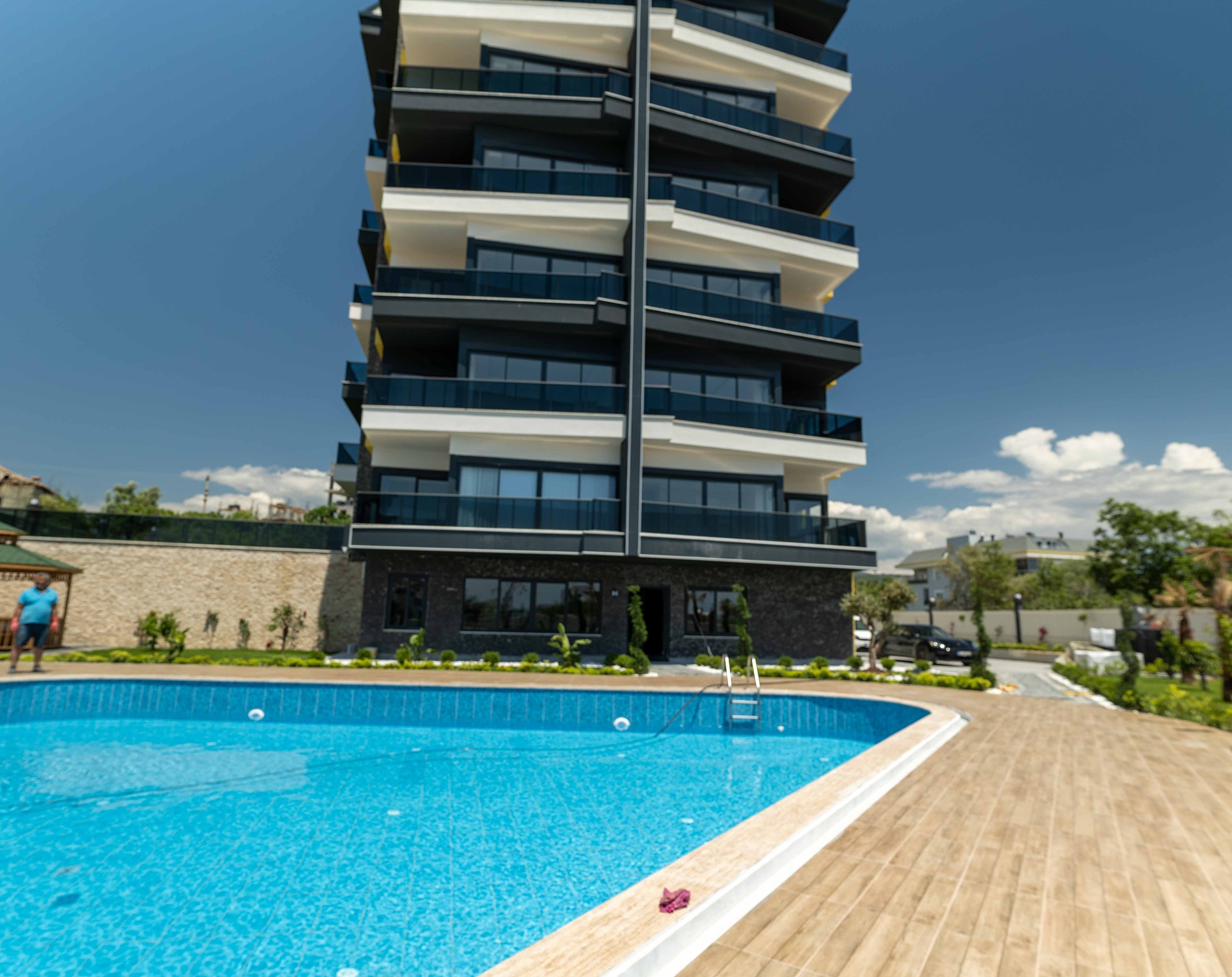 Luksuriøs 1+1 Leilighet med Sjø- og Fjellutsikt i Alanya, Avsallar