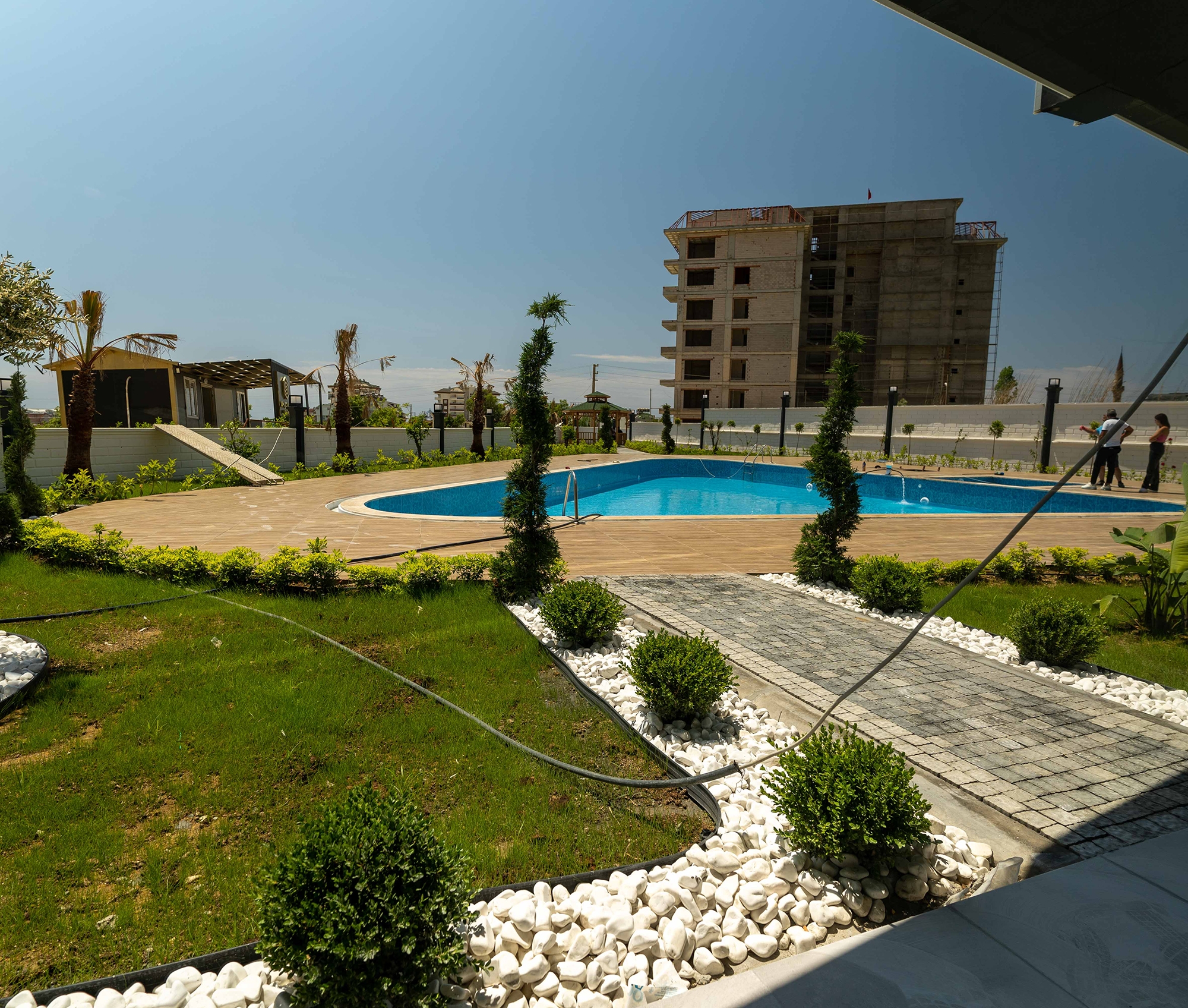 Luksuriøs 1+1 Leilighet med Sjø- og Fjellutsikt i Alanya, Avsallar