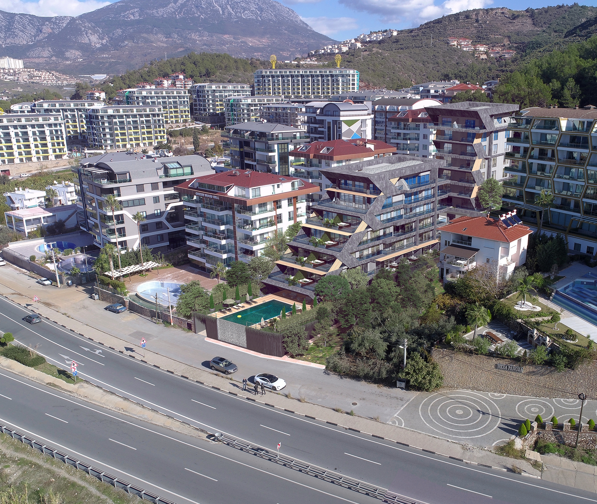 Luksus 2+1 Lejlighed med Hav- og Bjergudsigt, Alanya - Kargicak