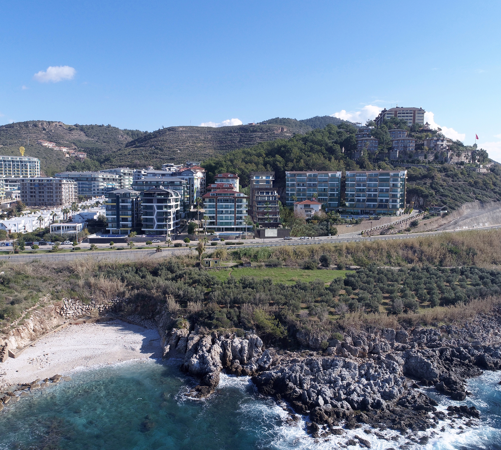 Luksus 2+1 Lejlighed med Hav- og Bjergudsigt, Alanya - Kargicak