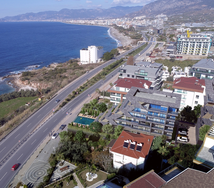 Luksuriøs 2+1 Leilighet med Sjø- og Fjellutsikt, Alanya - Kargicak