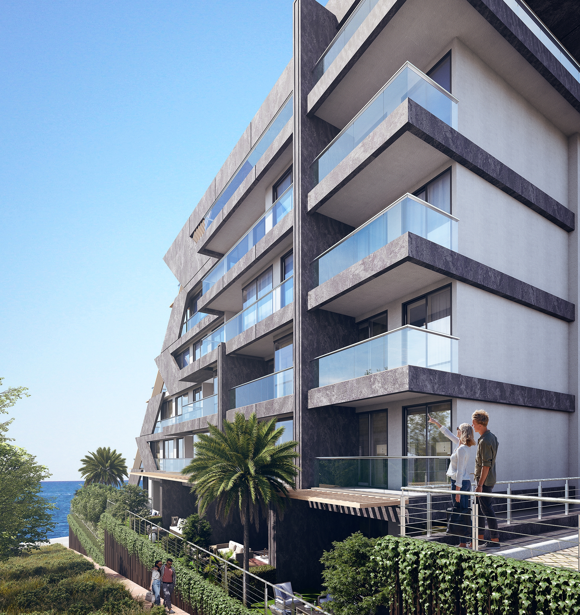 Luksus 2+1 Lejlighed med Hav- og Bjergudsigt, Alanya - Kargicak
