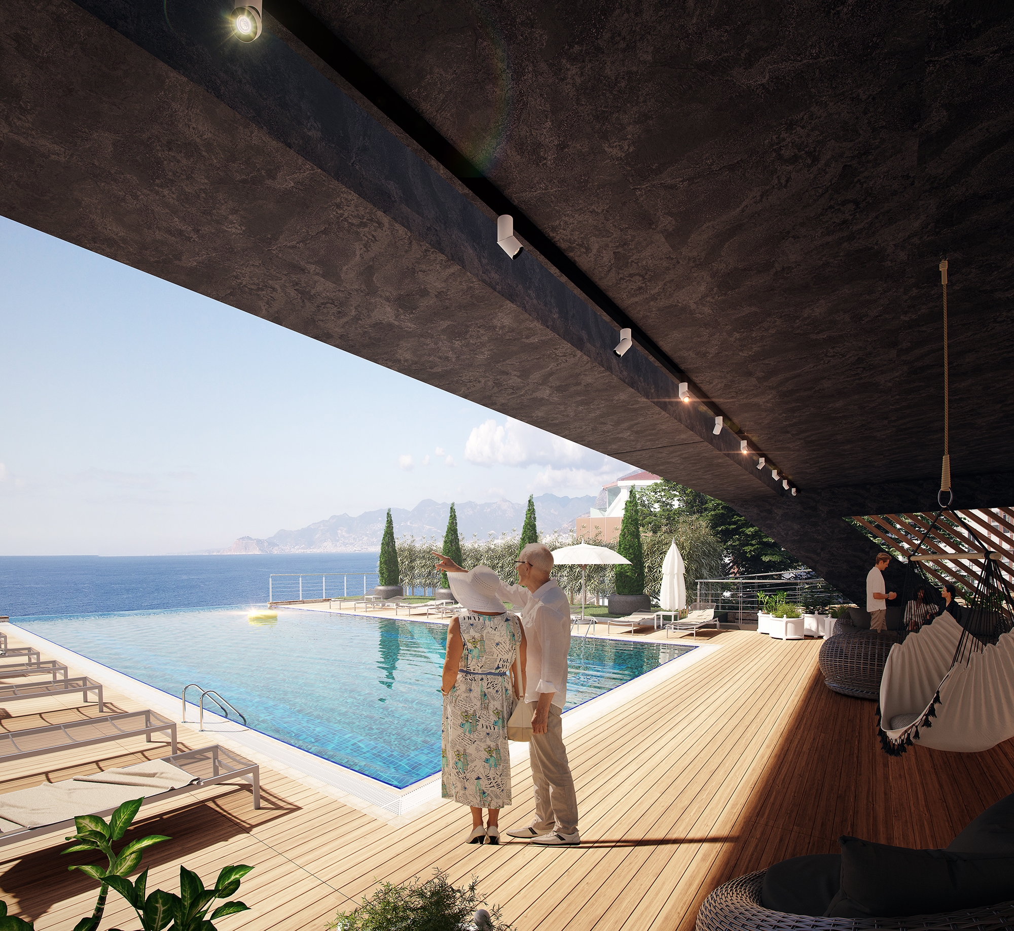 Luksus 2+1 Lejlighed med Hav- og Bjergudsigt, Alanya - Kargicak