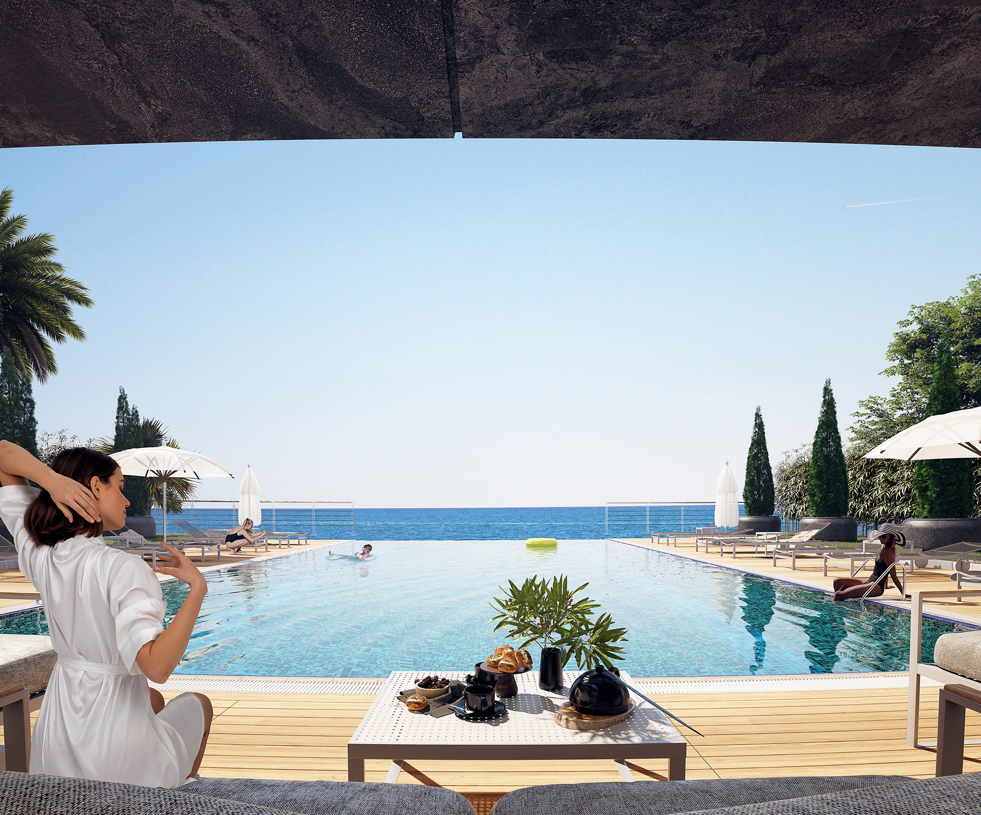 Luksus 2+1 Lejlighed med Hav- og Bjergudsigt, Alanya - Kargicak
