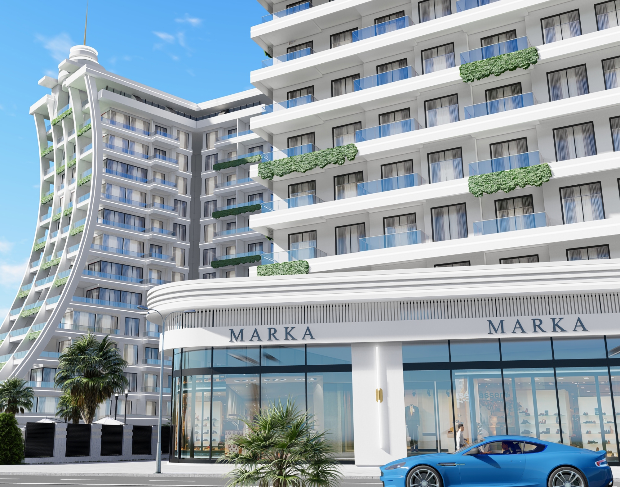 Luksus 1+1 Lejlighed med Hav- og Bjergudsigt, Alanya - Mahmutlar