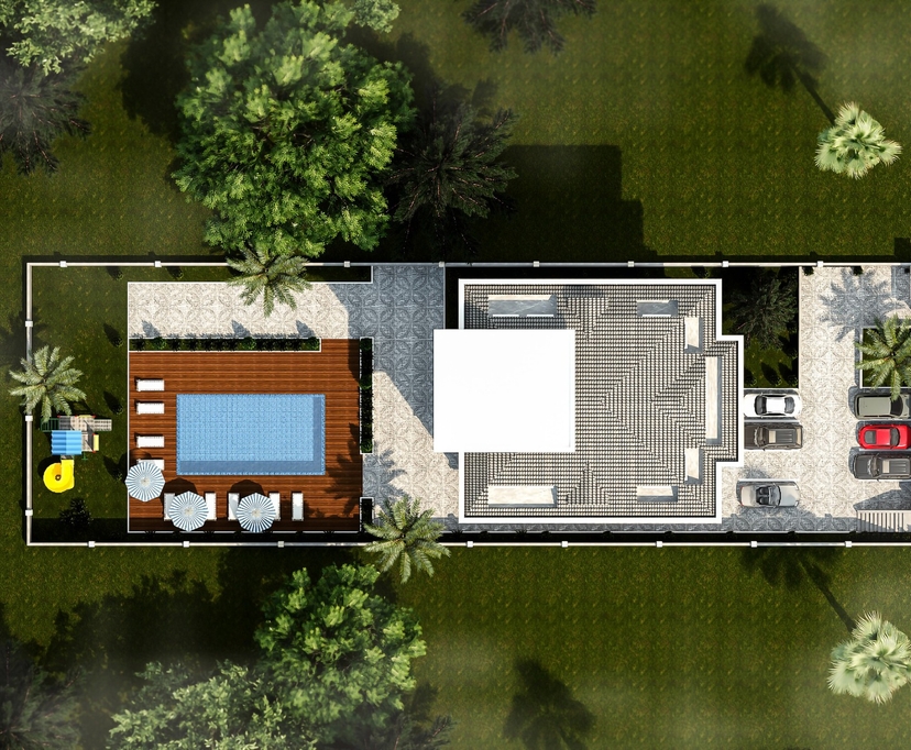 Sea and Mountain View 2+1 Garden Floor with Pool and Fitness, Alanya-Kestel