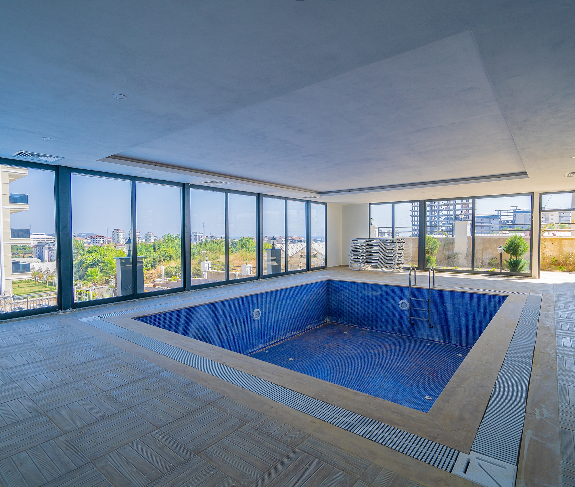 Современная 1+1 квартира с видом на море и горы, Аланья - Пайаллар