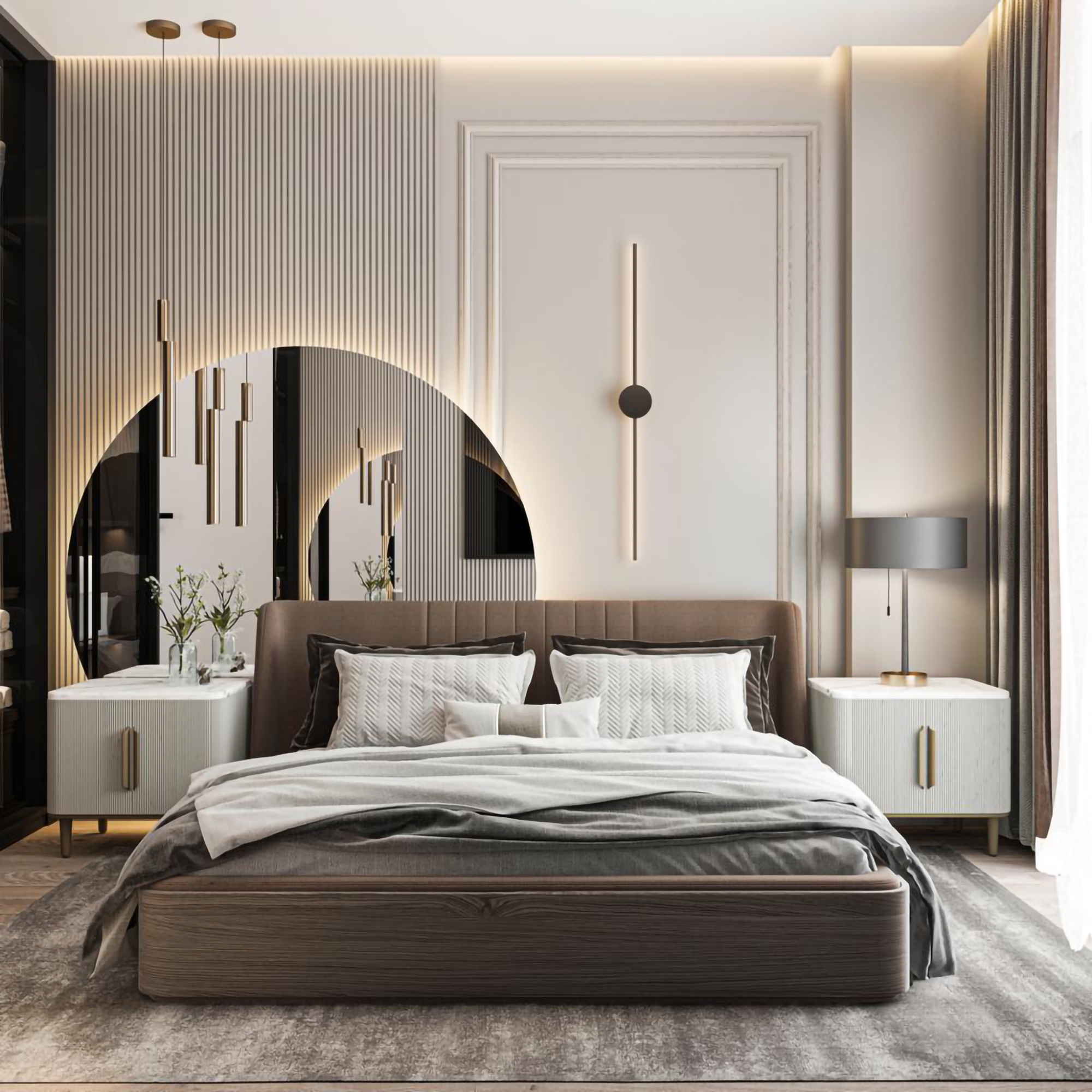 Luxuriöse 1+1 Wohnung mit Meerblick und Bergblick in Alanya-Incekum