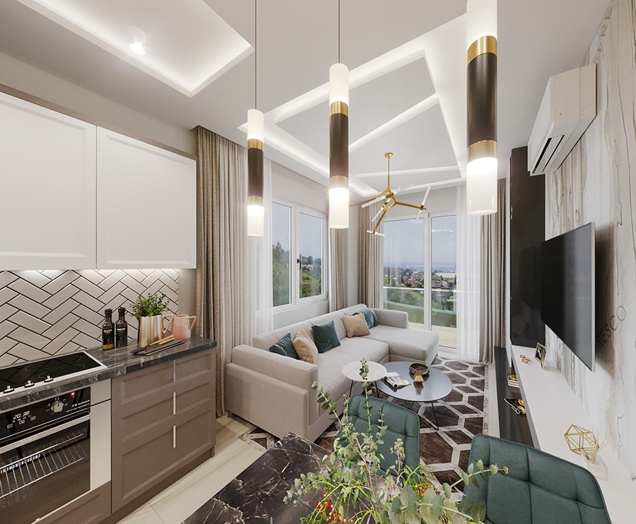 Apartments with great facilities in Demirtash