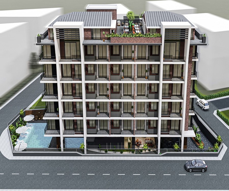 Exceptional new project in downtown Alanya