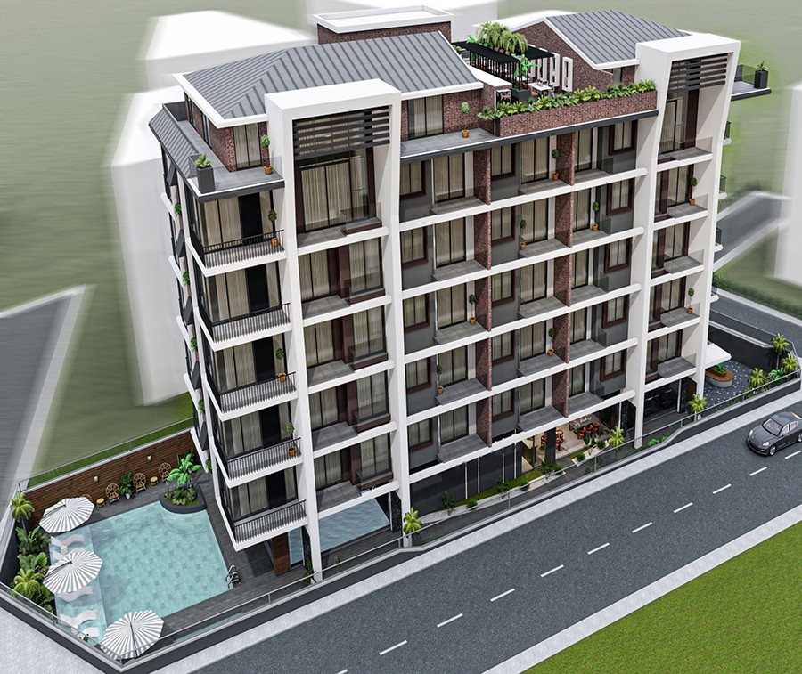 Exceptional new project in downtown Alanya