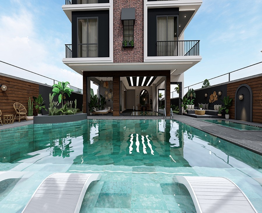 Exceptional new project in downtown Alanya