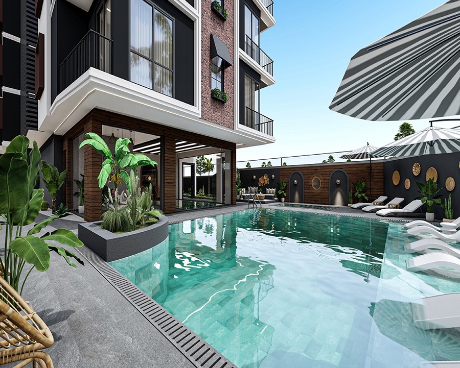 Exceptional new project in downtown Alanya