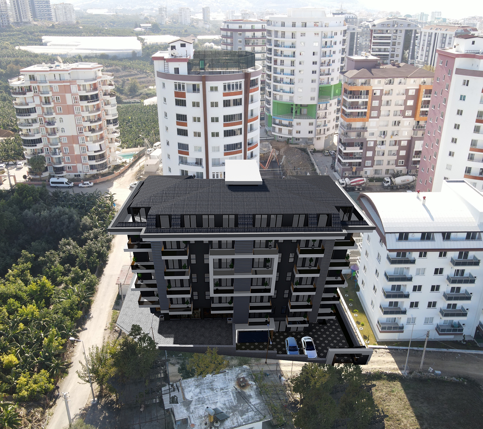 Luxury 1+1 Apartment with Mountain View, Alanya - Mahmutlar
