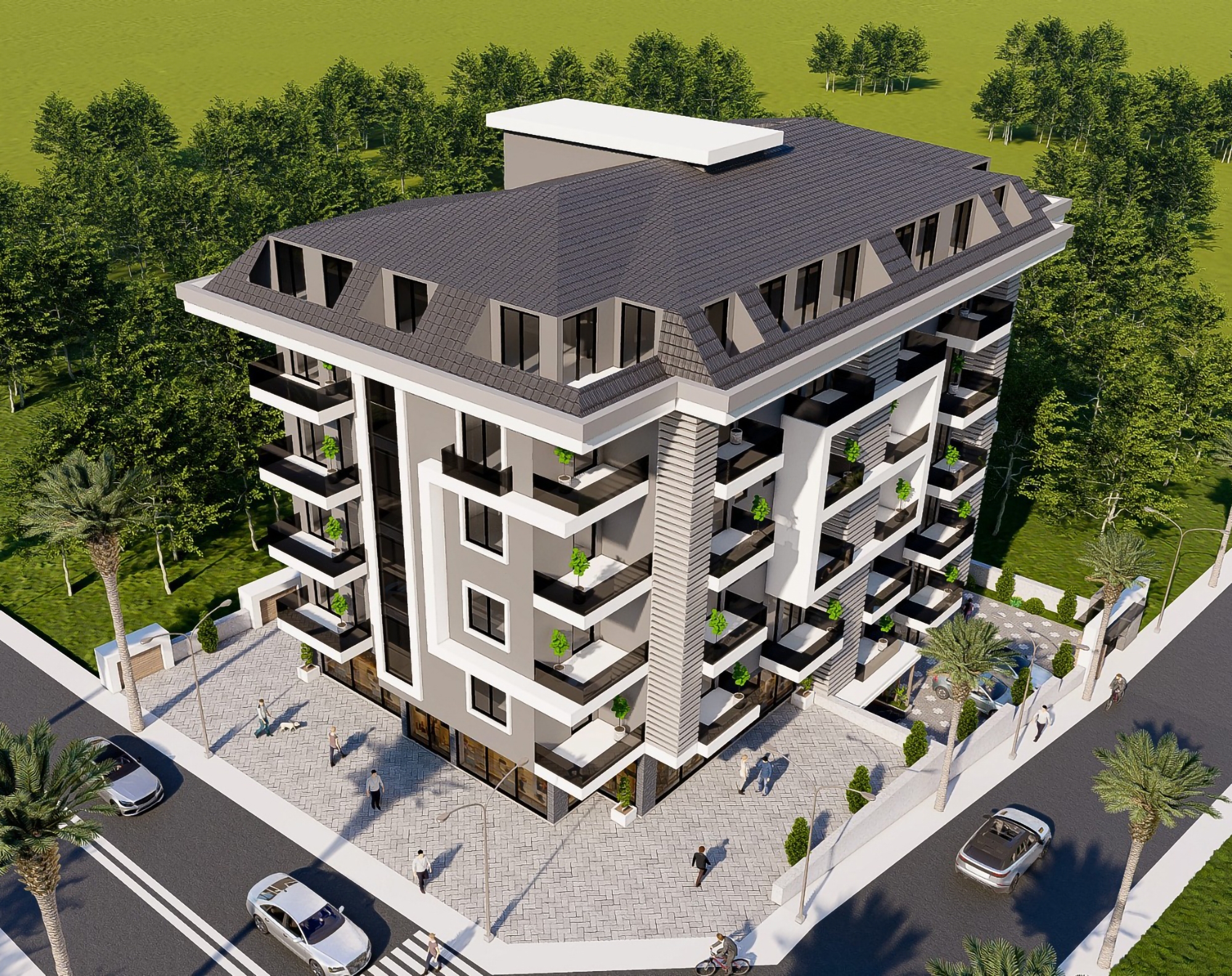 Luxury 1+1 Apartment with Mountain View, Alanya - Mahmutlar