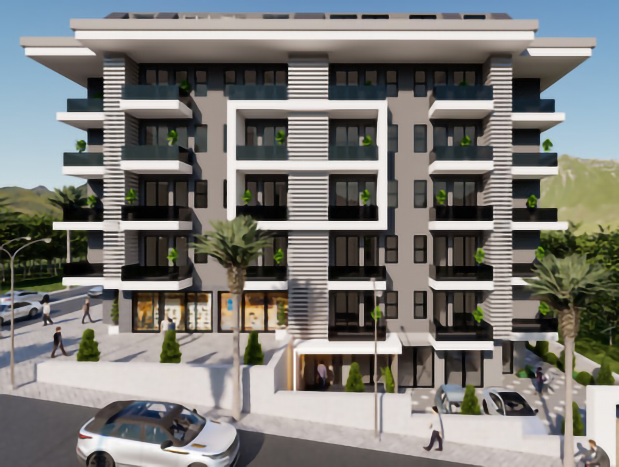 Luxury 1+1 Apartment with Mountain View, Alanya - Mahmutlar