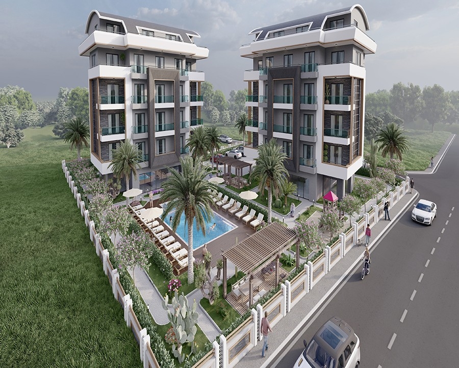 Mountain view apartments in prestigious area