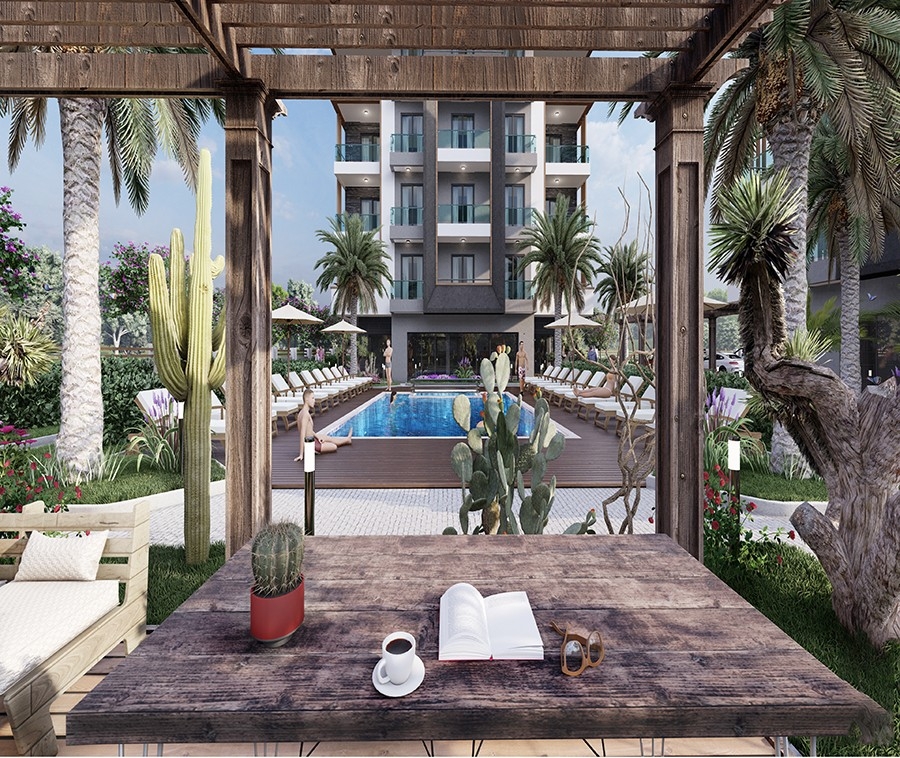 Mountain view apartments in prestigious area