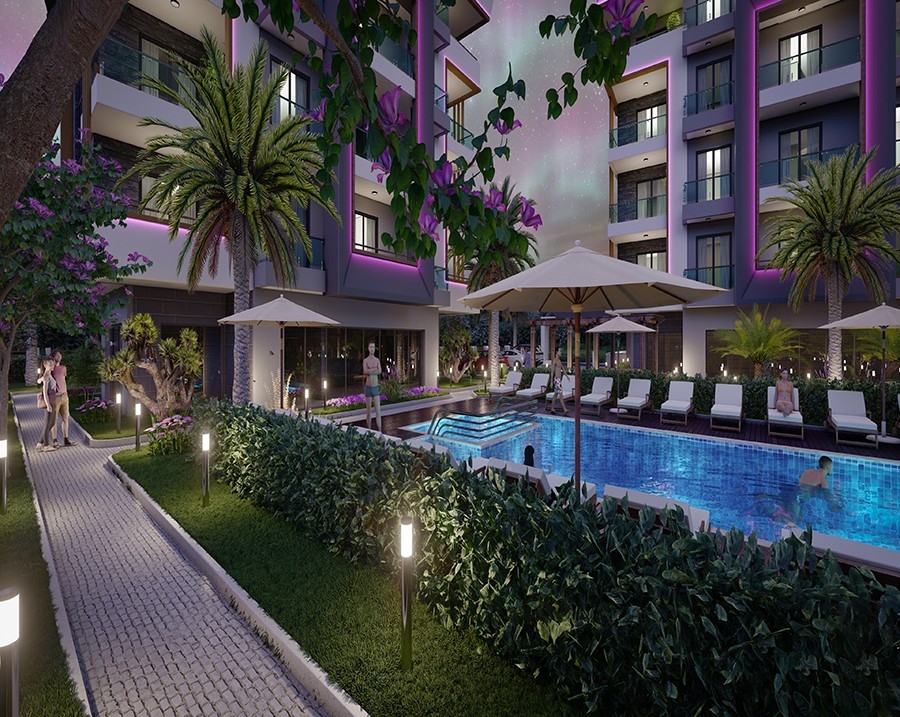 Mountain view apartments in prestigious area