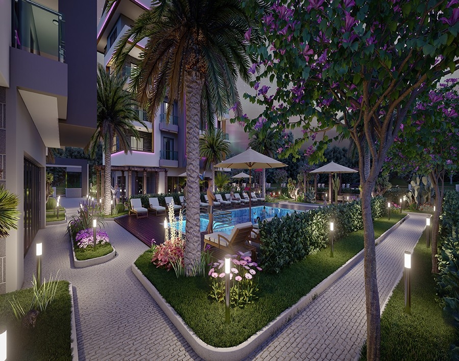 Mountain view apartments in prestigious area