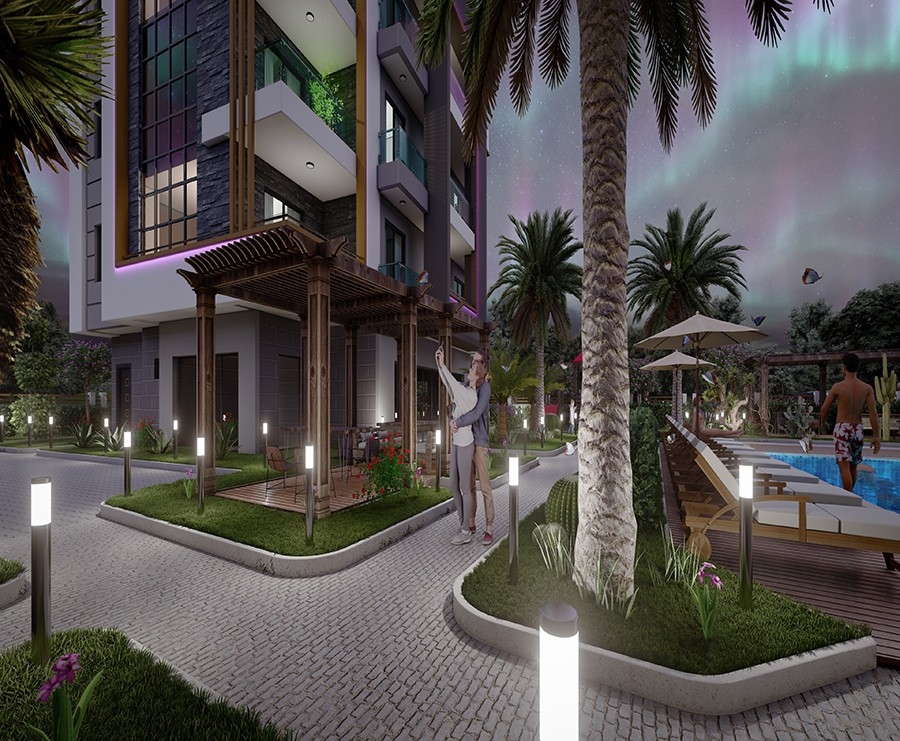 Mountain view apartments in prestigious area