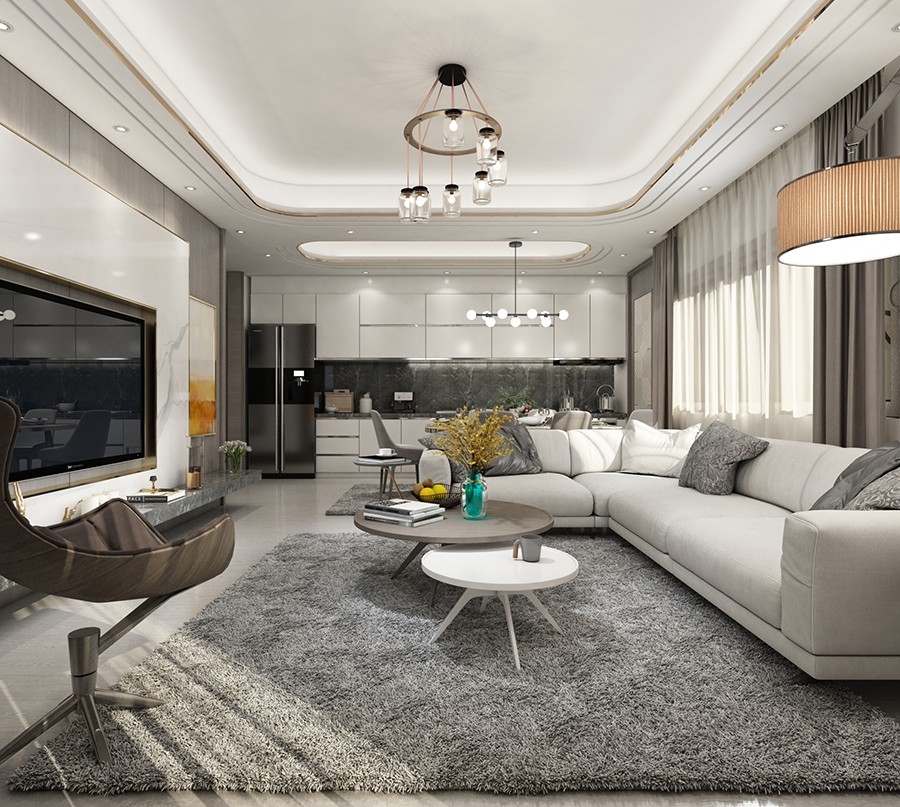Mountain view apartments in prestigious area