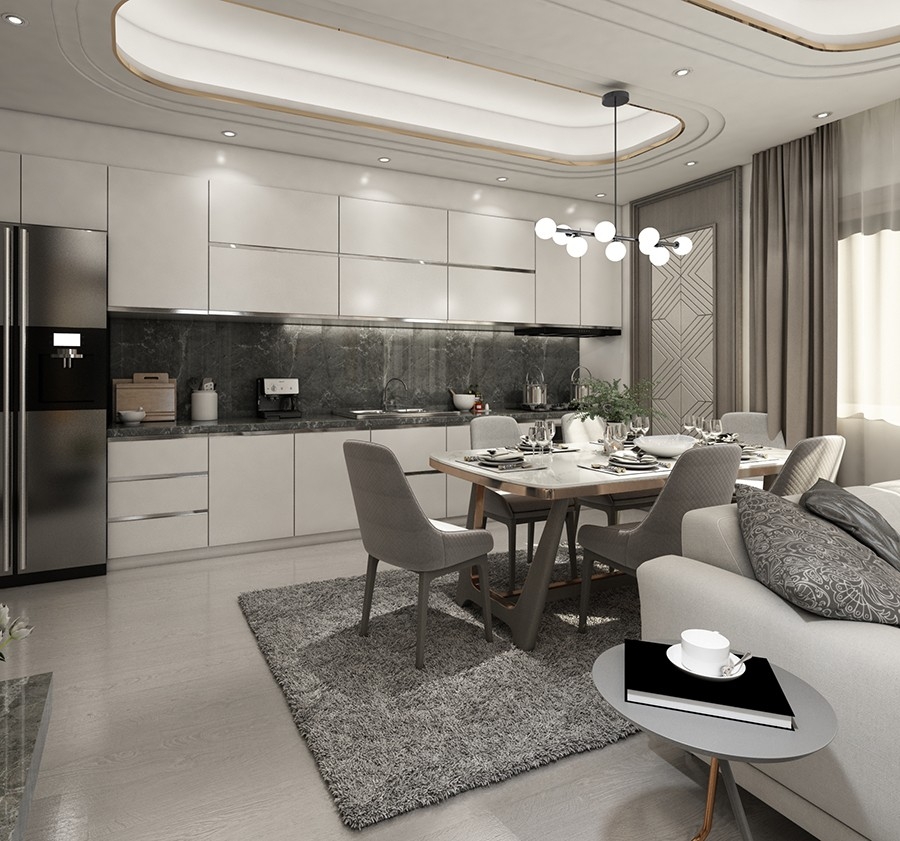 Mountain view apartments in prestigious area