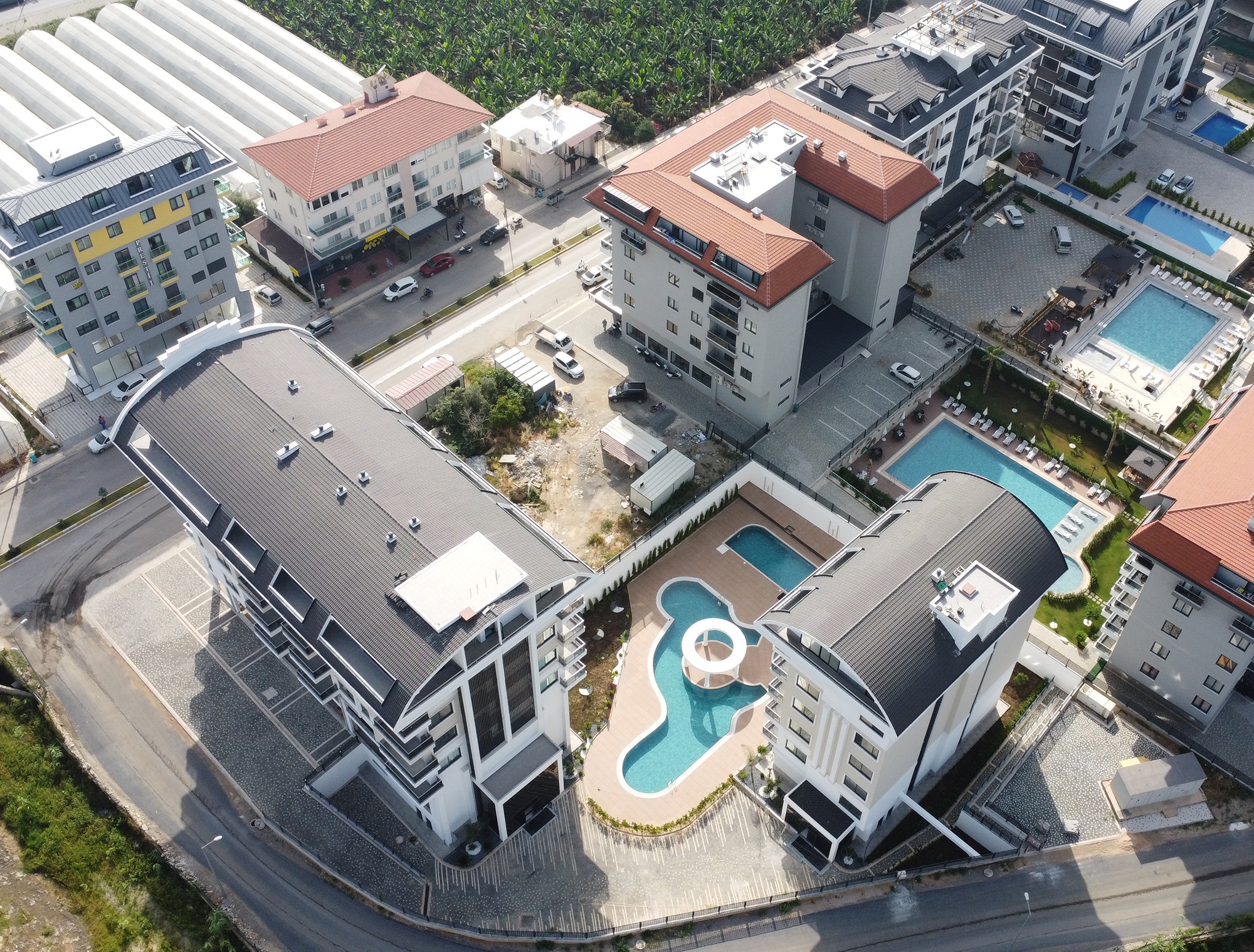 Luxuriöses 1+1 Apartment mit atemberaubendem Blick in Alanya - Kargicak