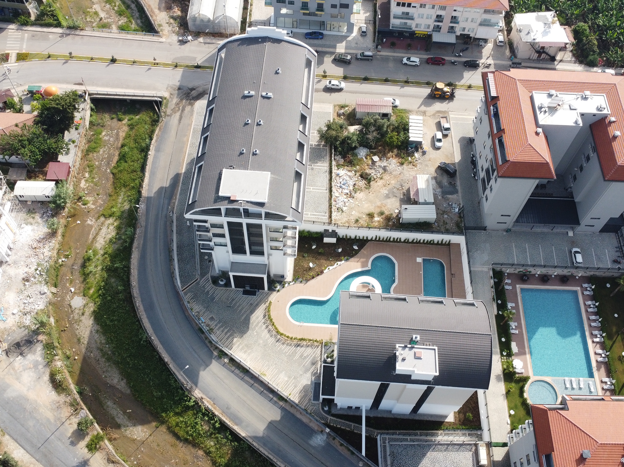 Luxuriöses 1+1 Apartment mit atemberaubendem Blick in Alanya - Kargicak