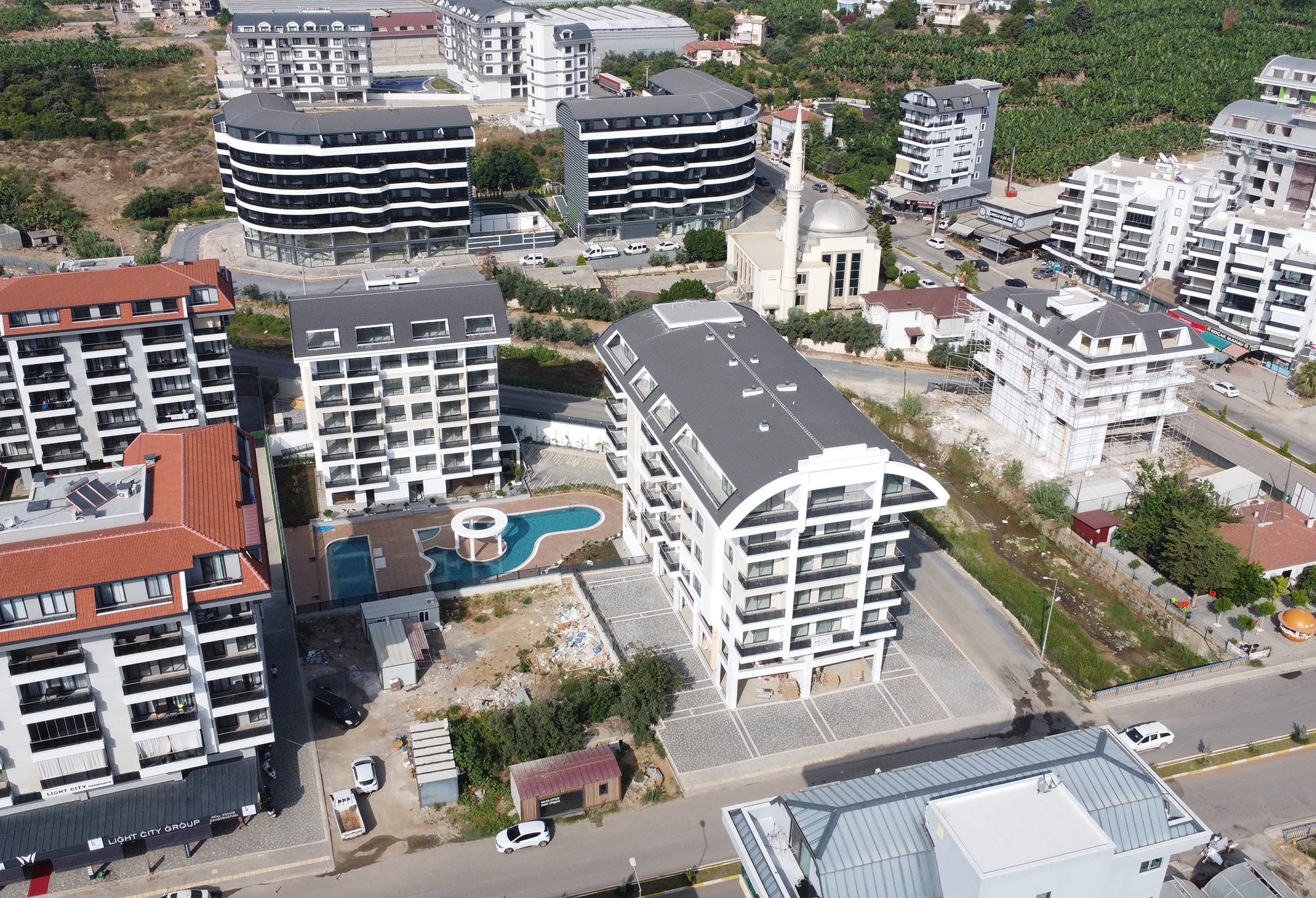 Luxuriöses 1+1 Apartment mit atemberaubendem Blick in Alanya - Kargicak