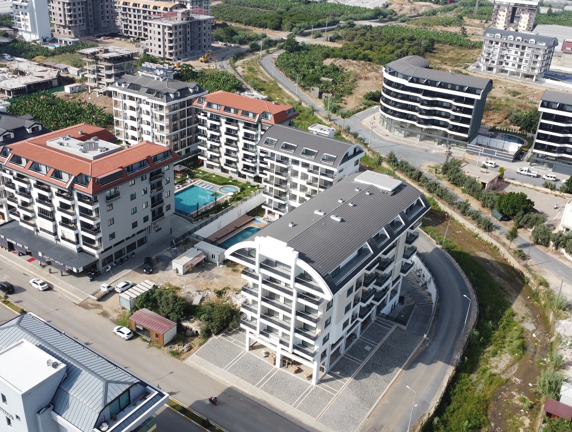 Luxuriöses 1+1 Apartment mit atemberaubendem Blick in Alanya - Kargicak