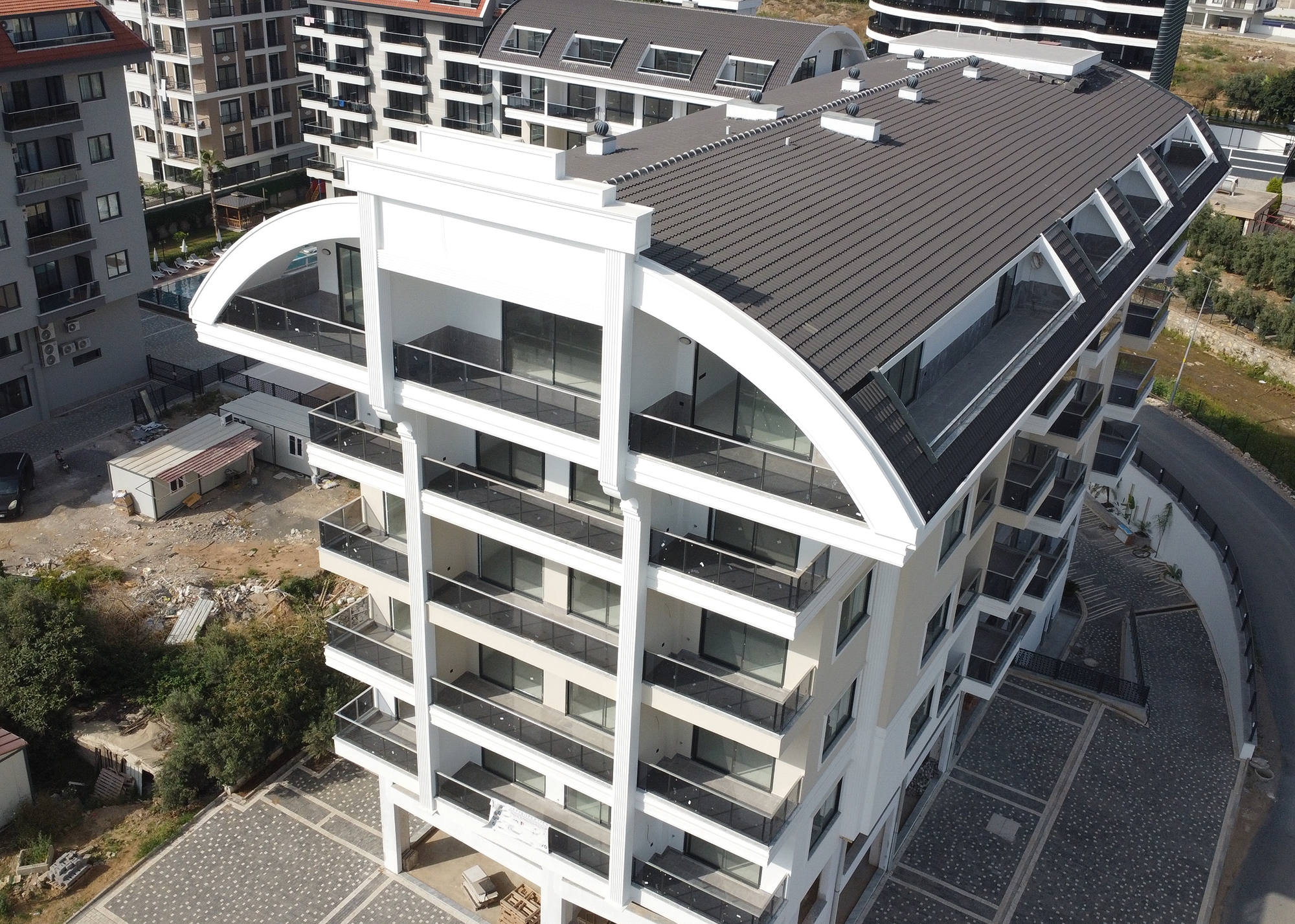 Luxuriöses 1+1 Apartment mit atemberaubendem Blick in Alanya - Kargicak