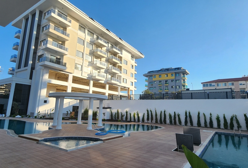 Luxuriöses 1+1 Apartment mit atemberaubendem Blick in Alanya - Kargicak